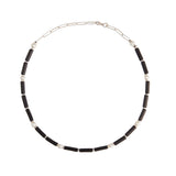 Black Onyx Silver Necklace