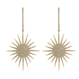 Supernova Earrings, Gold