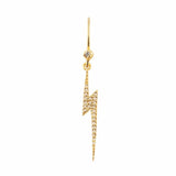 Diamond Bolt Earring, Gold