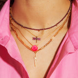 Bolt Chain Necklace, Gold