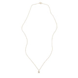 Small Star Diamond Necklace, Gold