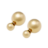 VOID Earrings, Gold