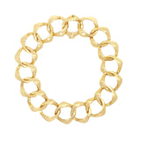 Curb Halsband 42 mm, Gold