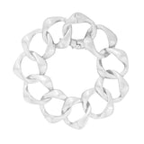 Curb Bracelet, Silver