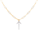 Arrow Chain Necklace, Gold