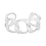 Curb Arm Cuff, Silver