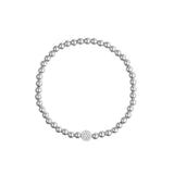 Silver Disc Bracelet