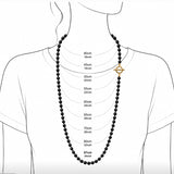 Black Toggle Necklace