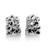 Bubble Earrings, Silver