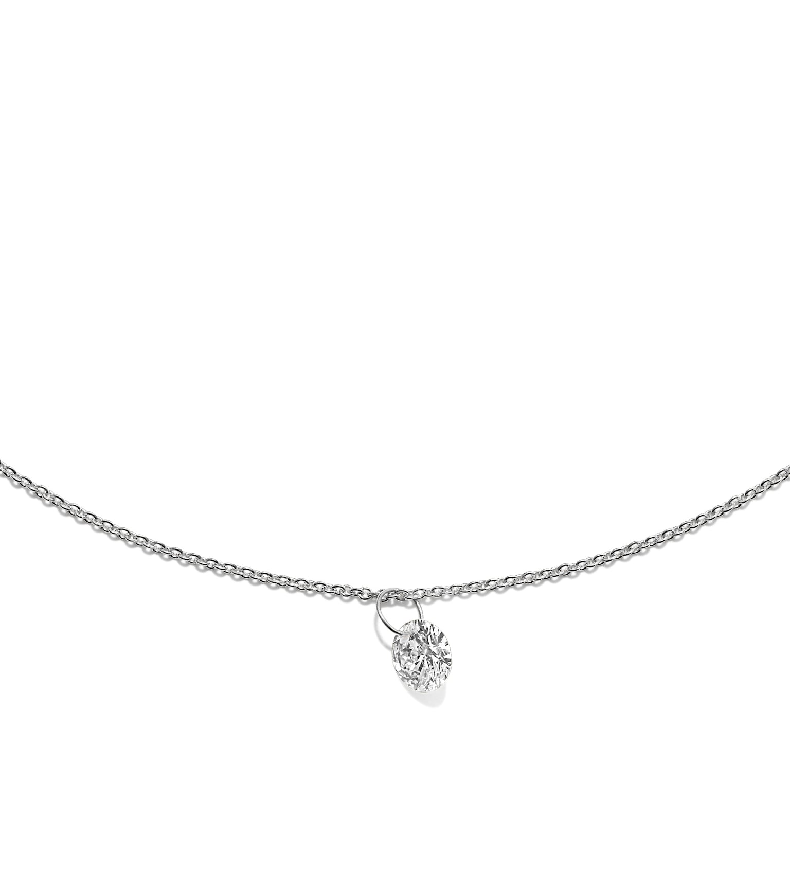 Floating Diamond Necklace