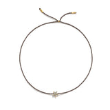 Tiny Bracelet with Gold Diamond Star