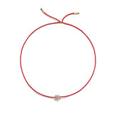 Tiny Bracelet with Gold Diamond Star