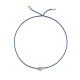 Tiny Bracelet with Gold Diamond Star