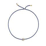 Tiny Bracelet with Gold Diamond Star