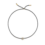 Tiny Bracelet with Gold Diamond Star