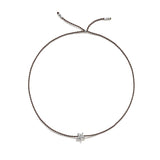 Tiny Bracelet with Silver Diamond Star