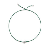 Tiny Bracelet with Silver Diamond Star