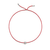 Tiny Bracelet with Silver Diamond Star
