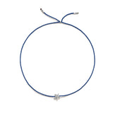 Tiny Bracelet with Silver Diamond Star