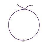 Tiny Bracelet with Silver Diamond Star