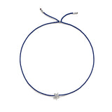 Tiny Bracelet with Silver Diamond Star