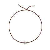 Tiny Bracelet with Silver Diamond Star