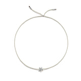 Tiny Bracelet with Silver Diamond Star