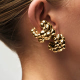 Bubble Earrings, Gold