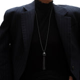 Black Tassel Necklace