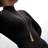 Gold Tassel Necklace