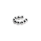 Bubble Ear Cuff, Silver - small