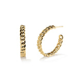 Curb Hoops 30 mm, Gold