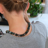 Forest Green Stone Necklace