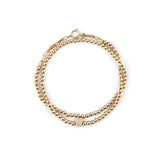 Gold Heart Double Bracelet
