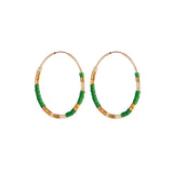 Green Summer Hoops