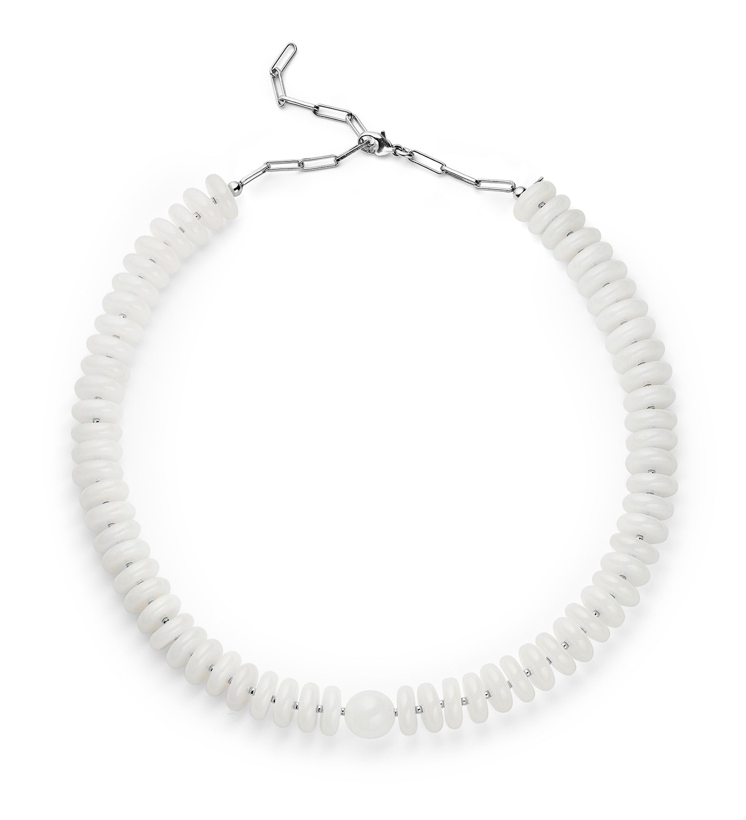 White Stone Necklace