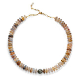 Grey Stone Necklace