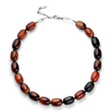 Redbrown Stone Necklace