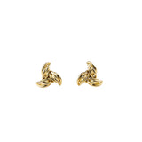 Verve Mini Earrings, Gold