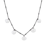 5 x Pearls Necklace, Black