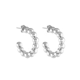 Bubble Hoops, Silver