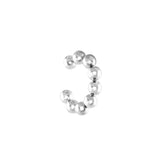 Bubble Ear Cuff, Silver - small