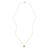 Diamond Butterfly Necklace, Gold