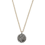 Large Diamond Disc Necklace, Mix