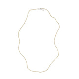 Disa Necklace, Gold with Silver Beads