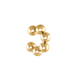 Bubble Ear Cuff, Gold - medium