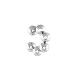 Bubble Ear Cuff, Silver - medium