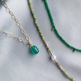 Olive. Pearl. Necklace