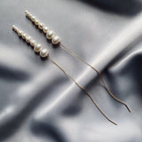 Pointy Pearl Earrings