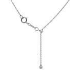 PEARLS. CHAINS. Delicate Necklace, Black